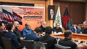 برگزاری آیین «اذن خدمت اربعین» با حضور شهردار تهران و مسئولان قرارگاه‌ها