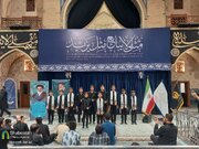 حال و هوای بچه‌های مسجد در گرامیداشت «مقام امین» زیر سایه خورشید
