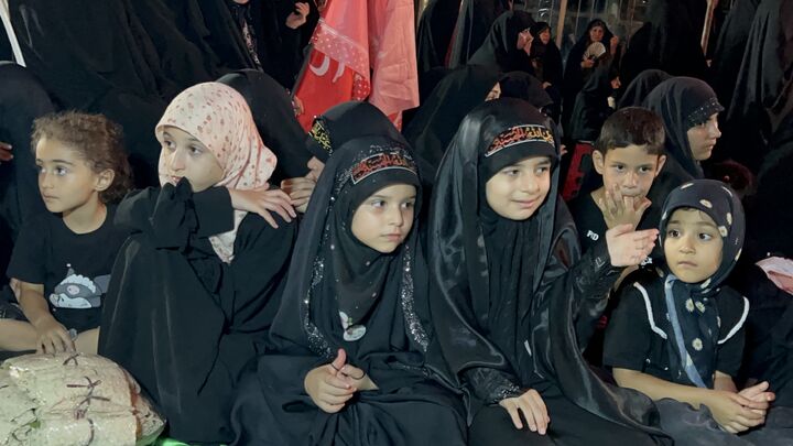 سفره حضرت رقیه(س) در سنگر به نیت تعجیل در ظهور