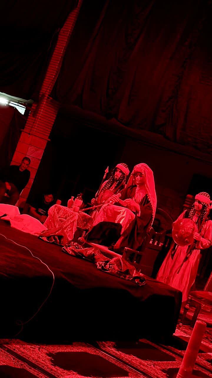 تعزیه جانسوز شهادت حضرت رقیه(س) در مسجد نورالحسین(ع) کرمانشاه برگزار شد