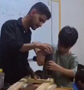 مهارت‌آموزی و تجربه نوجوانان از کار با ابزار در مسجد
