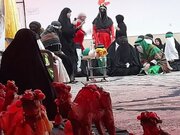 تعزیه سه‌ساله کربلا در لامرد؛ روایت مصائب حضرت رقیه(س) با یاد دختران شهید