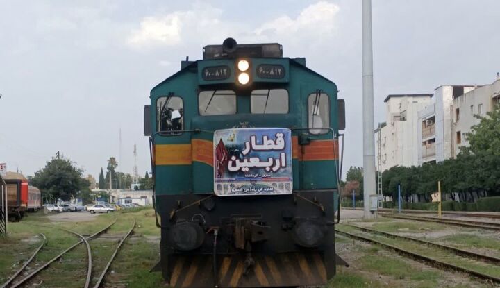 تجهیز دو رام قطار ویژه ساری-کرمانشاه برای اعزام زائران اربعینی مازندران 