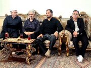 دیدار مسئولان بیجار با خانواده شهید افشین فتحی