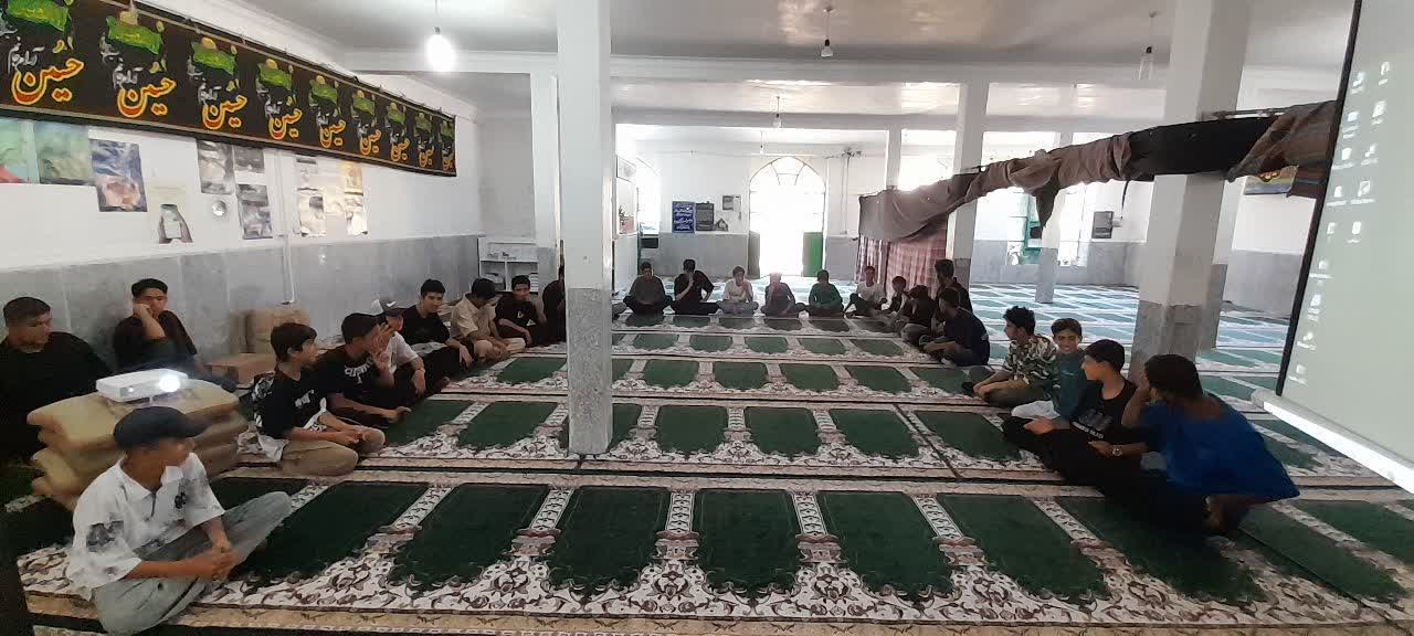 آغاز طرح اوقات فراغت تابستانی دانش‌آموزان در مسجد روستای تمنک شهرستان دنا