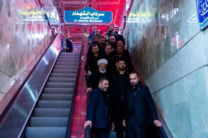 افتتاح بخشی از سرداب باب القبله حرم امام حسین(ع) در آستانه اربعین+ عکس