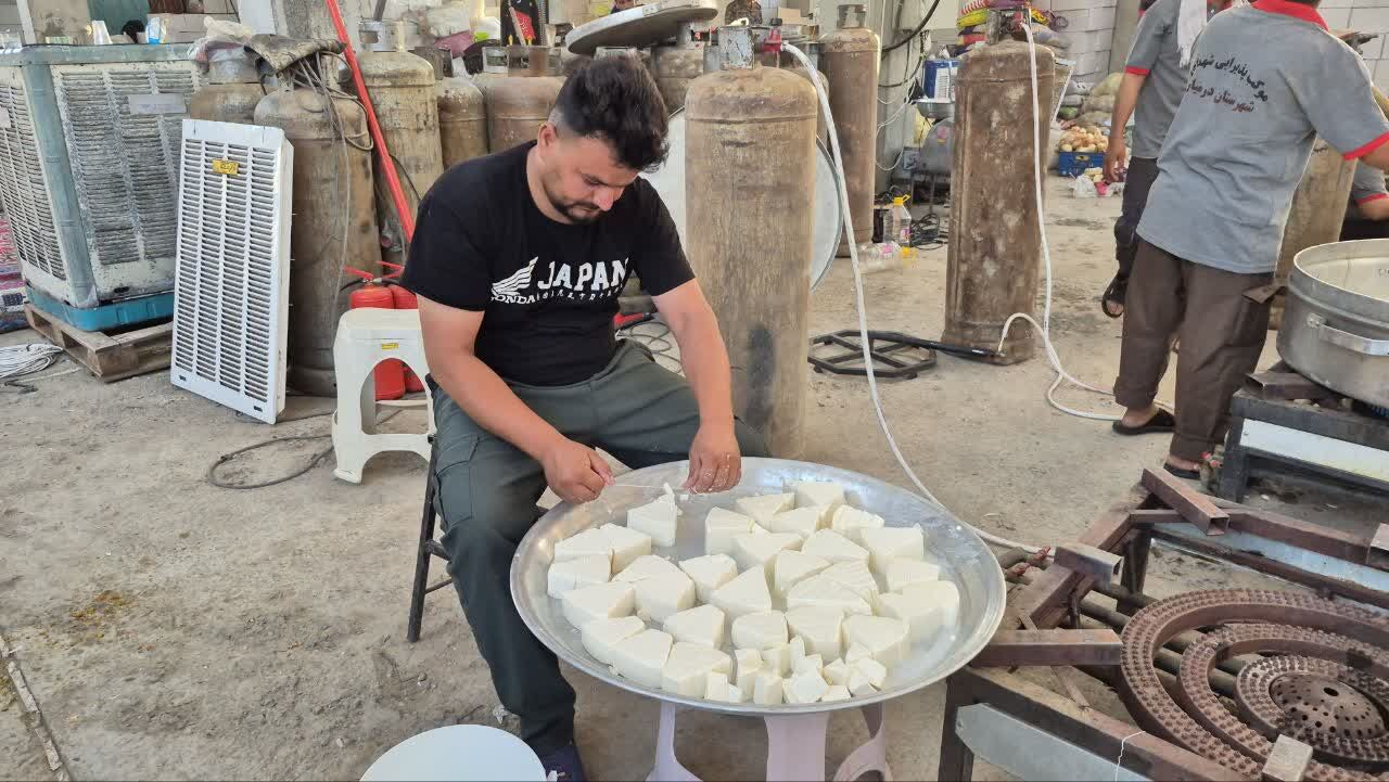 موکب شهدای شهرستان درمیان میزبان عاشقان حسینی