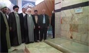 تشرف رییس قوه قضائیه به زیارت حرم مطهر حضرت فاطمه معصومه سلام الله علیها