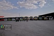 اعزام ۲۱ اتوبوس از شهرکرد به مرز شلمچه