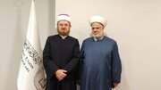 دیدار هماهنگ‌کننده کل جبهه عمل اسلامی لبنان با رئیس اتحادیه جهانی علمای مسلمان