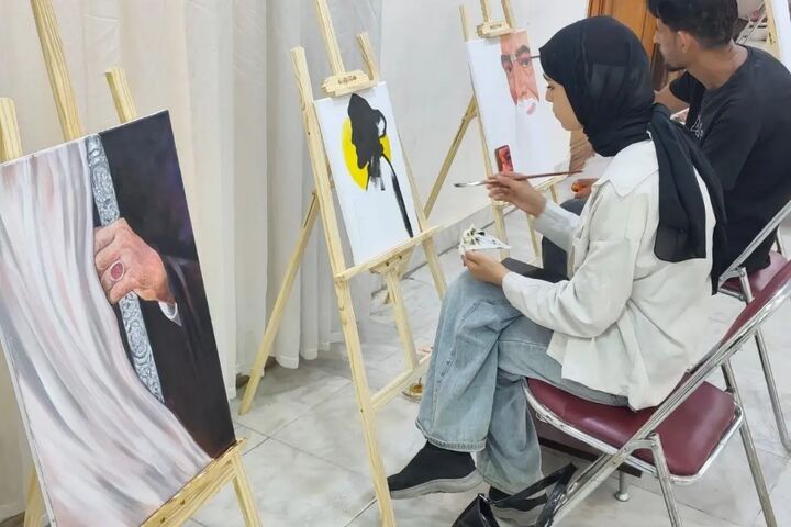 برگزاری سمپوزیوم نقاشی «قوموا لله» در بغداد