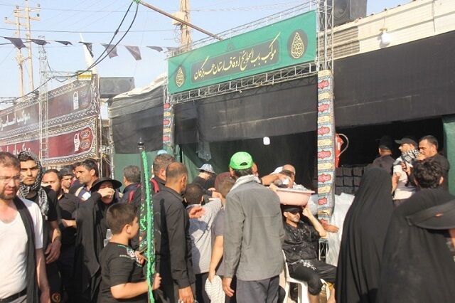 موکب باب‌الحوائج هرمزگان در سامرا به‌صورت شبانه‌روزی خدمت‌رسانی می‌کند
