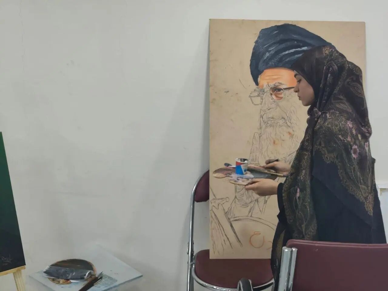 برگزاری سمپوزیوم نقاشی «قوموا لله» در بغداد