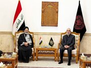 دیدار حجت‌الاسلام نواب با تولیت حرم علوی؛ تجلیل از حماسه مردم عراق در تشییع قائد شهید