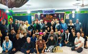 نوجوانان کانون خاتم‌الانبیا فتح‌آباد داراب در مسیر عاشقی؛ خدمت به زائران اربعین در عمود ۶۶۷