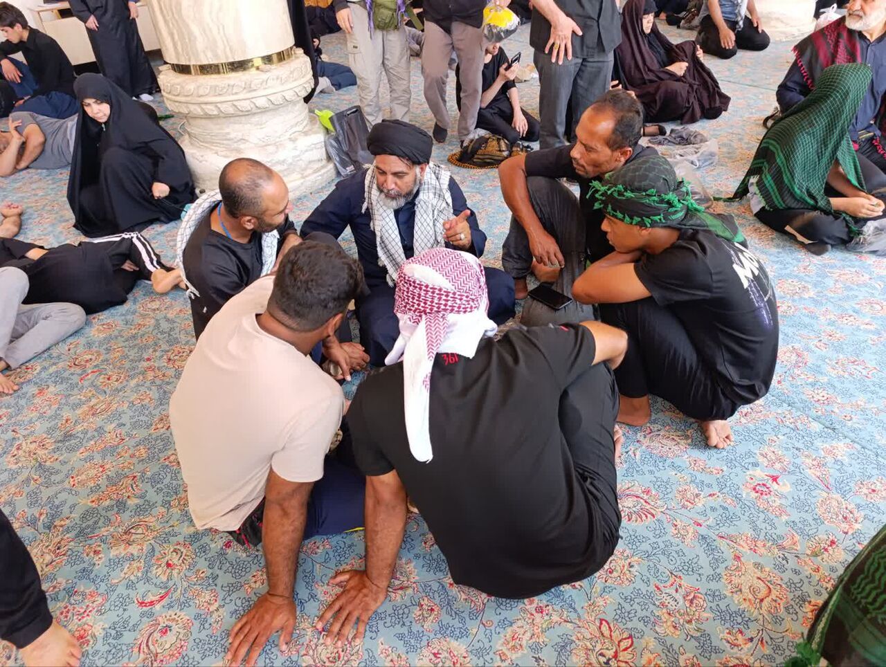 پرچم تبلیغ دین در مسیر اربعین؛ حضور گسترده مبلغان خراسان جنوبی در عراق