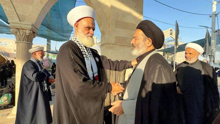بازدید نماینده ولی‌فقیه در امور حج از موکب «نداء الاقصی»
