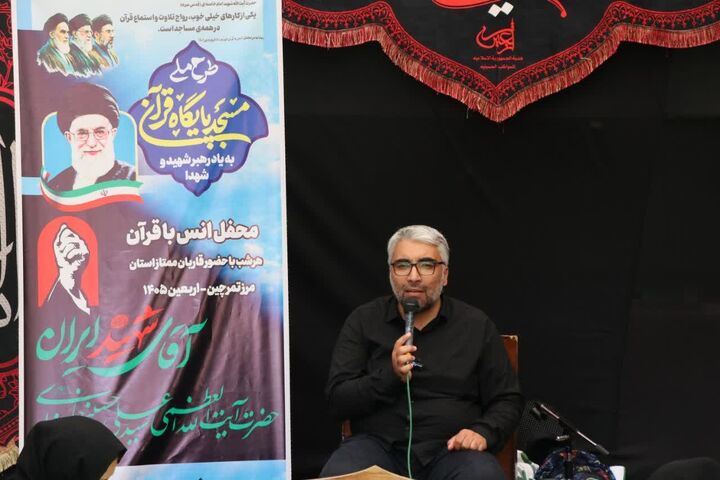 تلاوت قاری بین‌المللی قرآن در موکب امام جعفر صادق(ع)؛ «مسجد، پایگاه قرآن» در مسیر اربعین جان گرفت