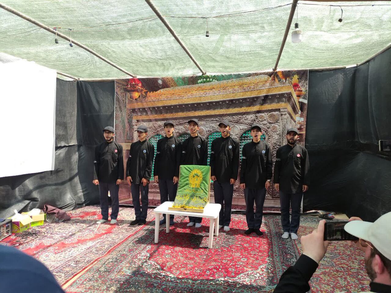 برپایی موکب «مضیف‌الحسن» در مسیر پیاده‌روی جاماندگان اربعین حسینی در اراک