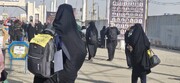 حال و هوای زائران اربعین در مرز مهران در بامداد جمعه