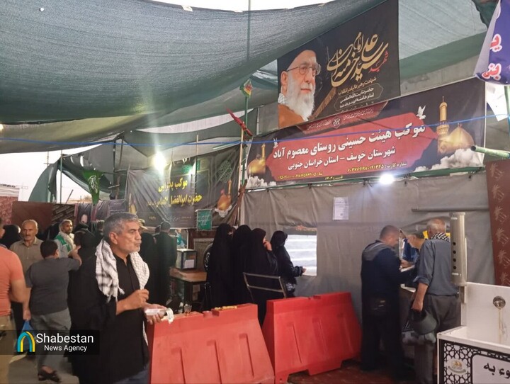 از خوسف تا کربلا؛ روایت عشق مردمان معصوم‌آباد پای خدمت به زائران اربعین