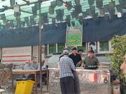 خدمت از جنس جوانی و جهاد در موکب کانون فرهنگی هنری ثامن‌الحجج(ع)