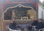 بازدید مدیر ستاد کانون‌های فرهنگی هنری مساجد هرمزگان از موکب شهید امام خامنه‌ای روستای چهواز