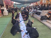 ترنم اشک و رنگ؛ اربعینی ها عاشقی را در موکب ابناالرضا قائم شهر مشق کردند