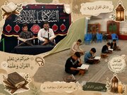 برگزاری محفل هفتگی انس با قرآن کریم در مسجد ولیعصر (عج) سرخه با یاد و خاطره رهبر شهید