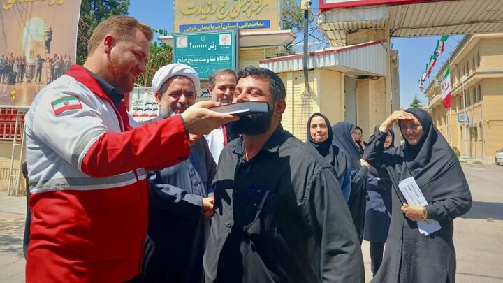 اعزام تیم درمانی متشکل از ۵۰ نیروی متخصص هلال احمر آذربایجان غربی به نجف اشرف