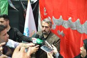 موکب فرهنگی نهاد کتابخانه‌های عمومی در مسیر اربعین؛ پیگیری احیای کتابخانه‌های زلزله‌زده غرب کرمانشاه