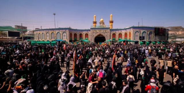 موکب «امام حسن(ع)» با همت شیعیان احساء، میزبان زائران اربعین در کربلا