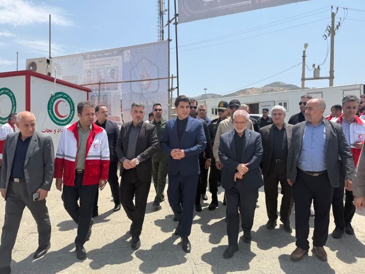بازدید رئیس ستاد مرکزی اربعین از مرز باشماق مریوان؛ بررسی روند خدمات‌رسانی به زائران حسینی