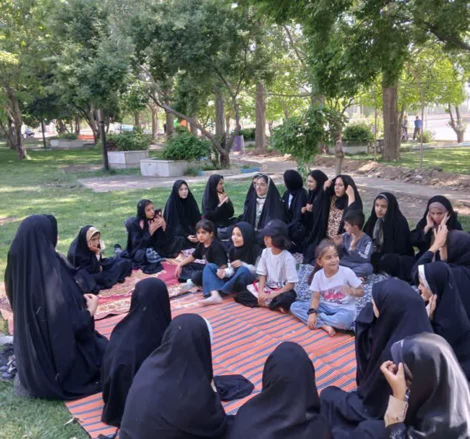 برگزاری اردوی یک‌روزه دخترانه کانون شهدای طوغان در سراب قروه