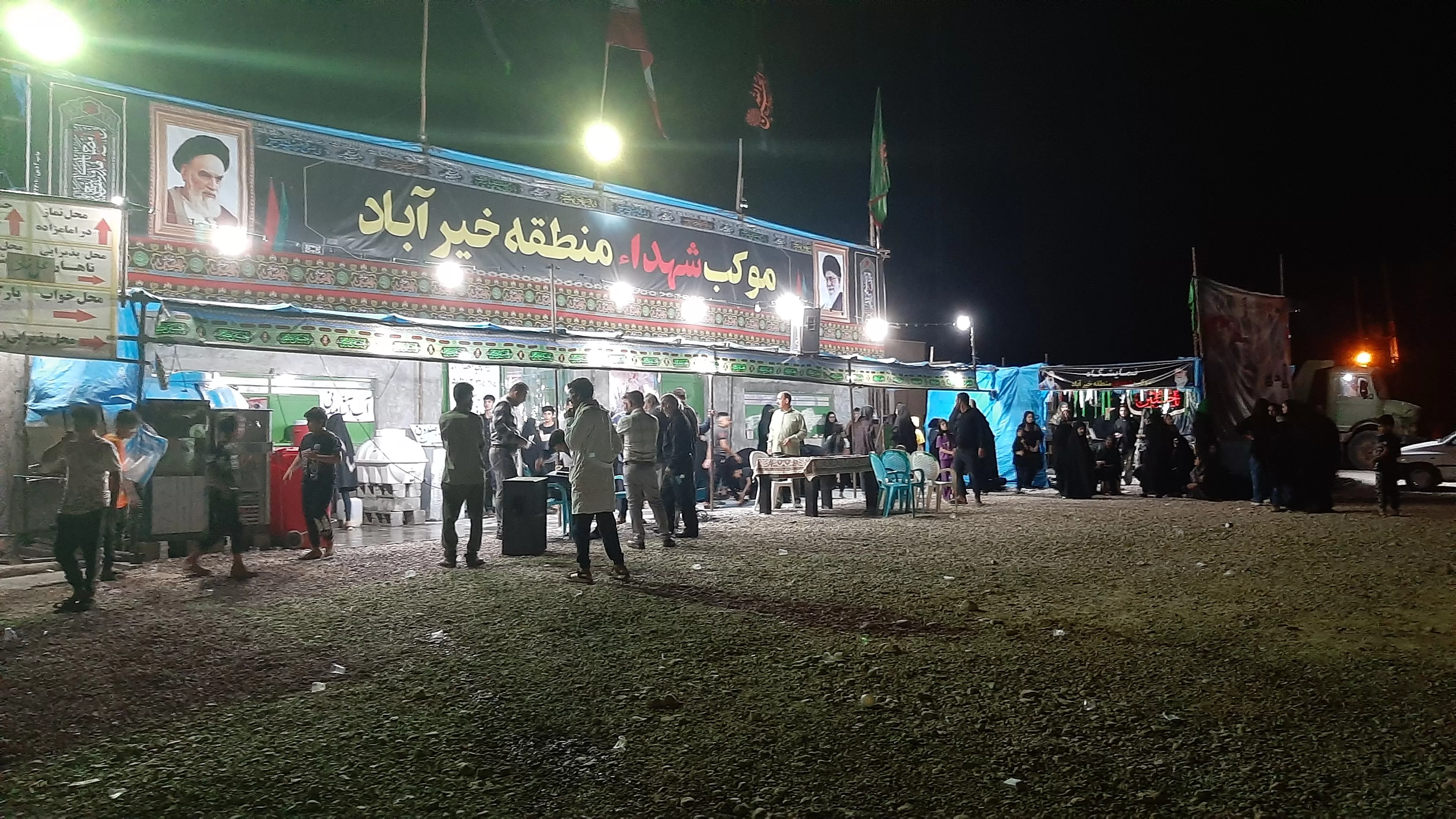 آخرین موکب کهگیلویه و بویراحمد در مسیر شلمچه؛ «موکب شهدای خیرآباد» میزبان زائران اربعین از سراسر ایران