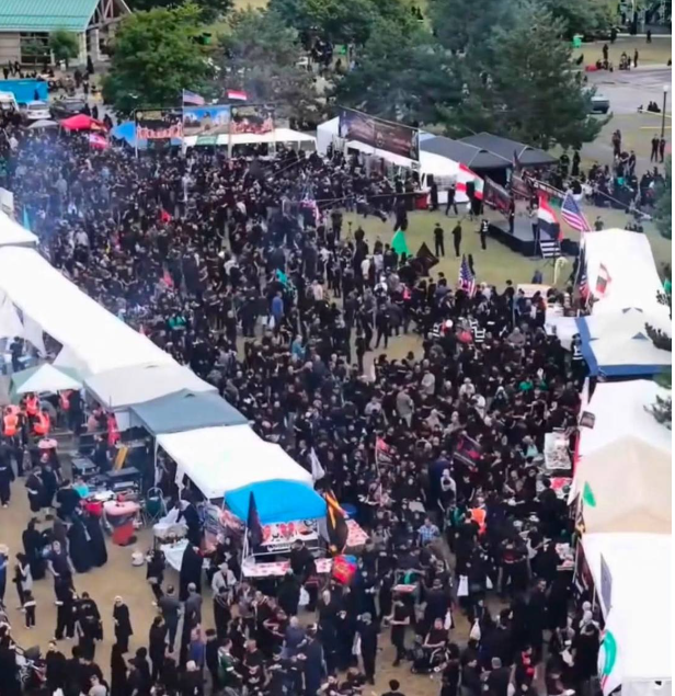 هزاران نفر «راهپیمایی اربعین» را در دیربورن میشیگان آمریکا برگزار کردند + عکس