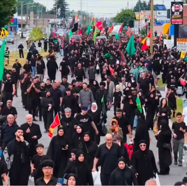 هزاران نفر «راهپیمایی اربعین» را در دیربورن میشیگان آمریکا برگزار کردند + عکس