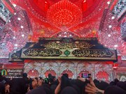 حرم مطهر امام حسین علیه‌السلام در شب اربعین