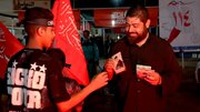 حضور میدانی طلاب و مربیان آرمانی برای خدمت به زائران اربعین در چذابه و بستان