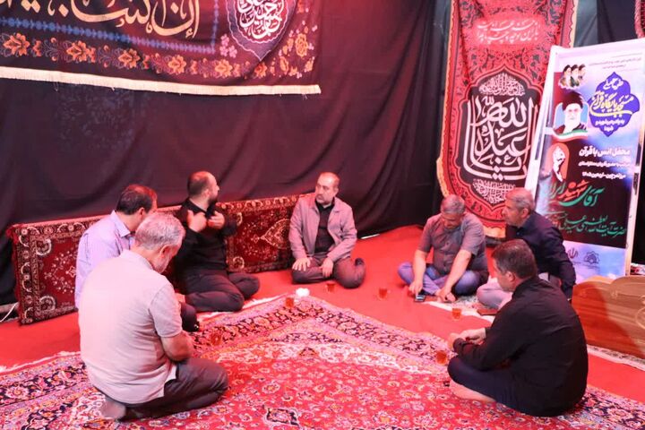 مدیرکل صداوسیمای آذربایجان‌غربی از موکب قرارگاه فرهنگی هنری امام جعفر صادق(ع) بازدید کرد
