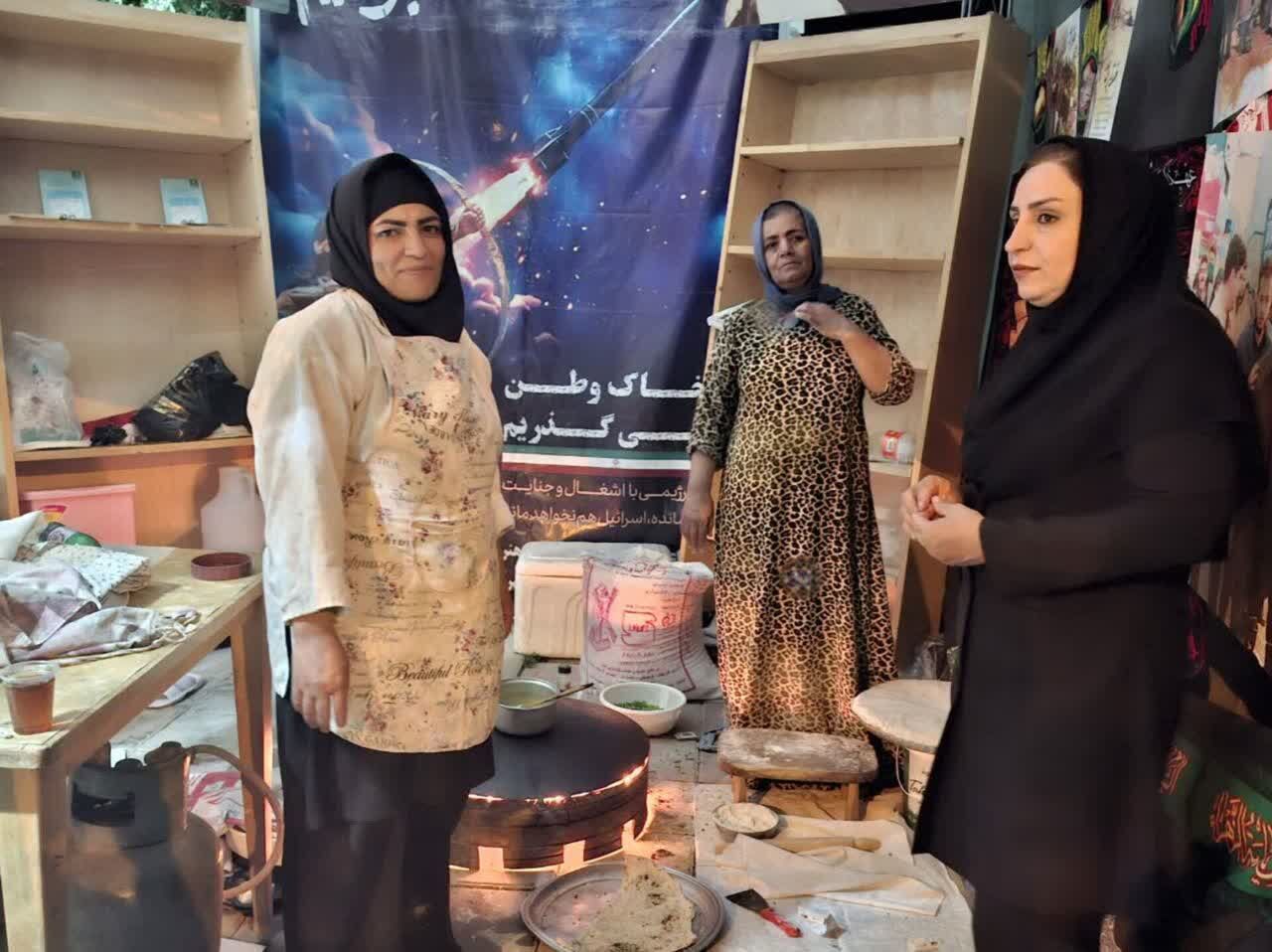 موکب اربعین در کامیاران میزبان خدمت‌رسانی زنان سرپرست خانوار شد