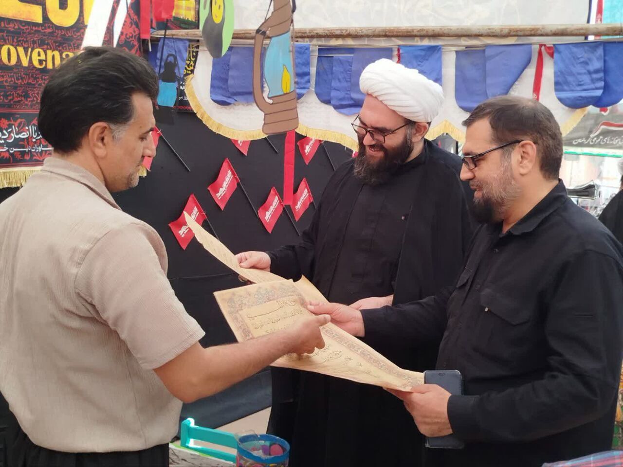 باشماق؛ جایی که هنر، زبان مشترک وحدت و خدمت به زائران اربعین شد