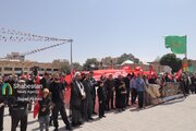 پیاده‌روی جاماندگان اربعین در شهرکرد