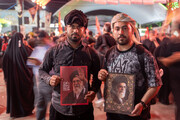 یاد رهبر شهید در عمود ۱۰۸۰ طریق الحسین(ع)