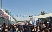 حضور جاماندگان اربعین در تهران، میدان شوش