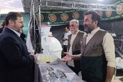 هنرمندان گلستانی روایتگر هنر و تعهد در مسیر اربعین 
