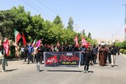 آیین پیاده‌روی جاماندگان اربعین با حضور عاشقان اهل‌بیت(ع) در سقز برگزار شد