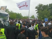 راهپیمایی عظیم اربعین حسینی در اسلام‌آباد با حضور هزاران عاشق اهل‌بیت(ع) برگزار شد