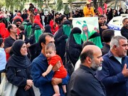 پیاده‌روی جاماندگان اربعین در جیرفت