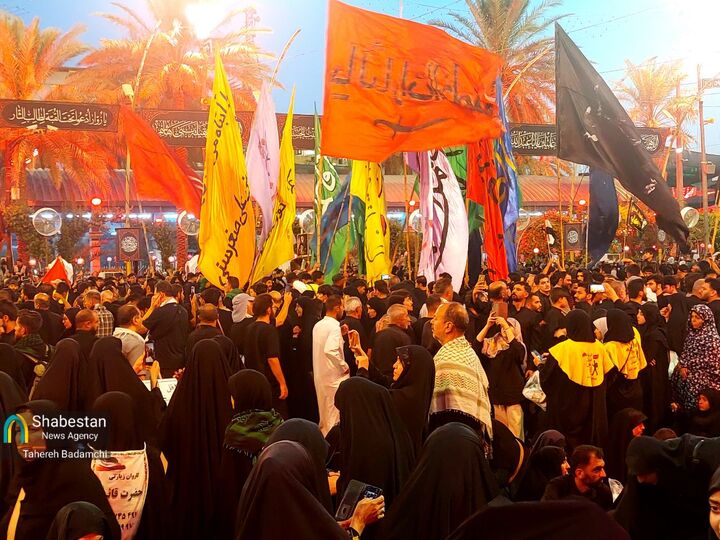عزاداری شب اربعین در بین‌الحرمین به صبح رسید